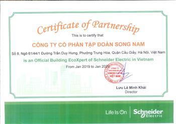 Song Nam Group was voted to be TOP5 best partner of Schneider Electric in Asia Pacific (Non China)