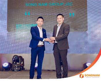 Song Nam Group nhận giải thưởng ở hạng mục “The Best Digital Building EcoXpert ” của Schneider electric 2020