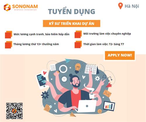 TUYỂN DỤNG KỸ SƯ TRIỂN KHAI DỰ ÁN